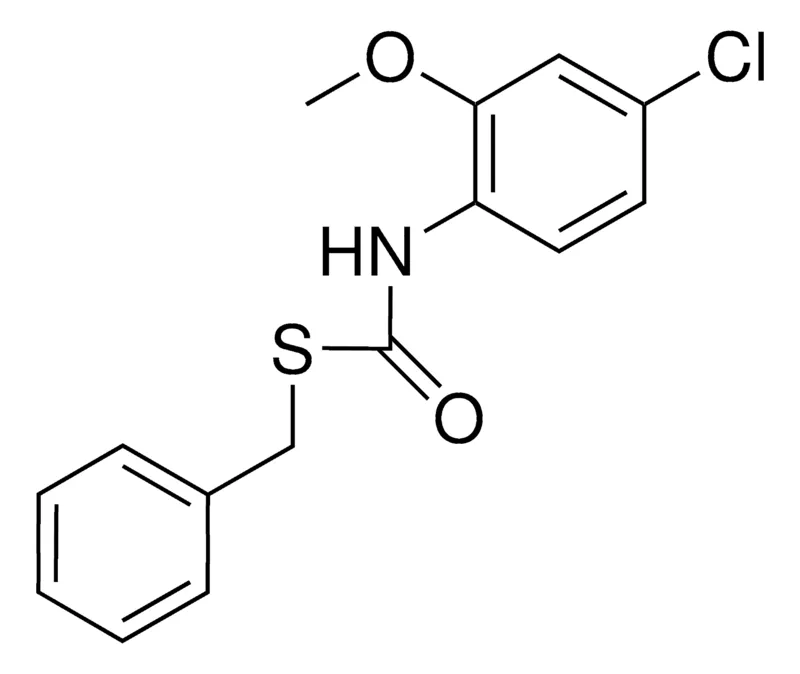 Sigma-Aldrich S-BENZYL N-(4-CHLORO-2-METHOXYPHENYL)THIOCARBAMATE,AldrichCPR