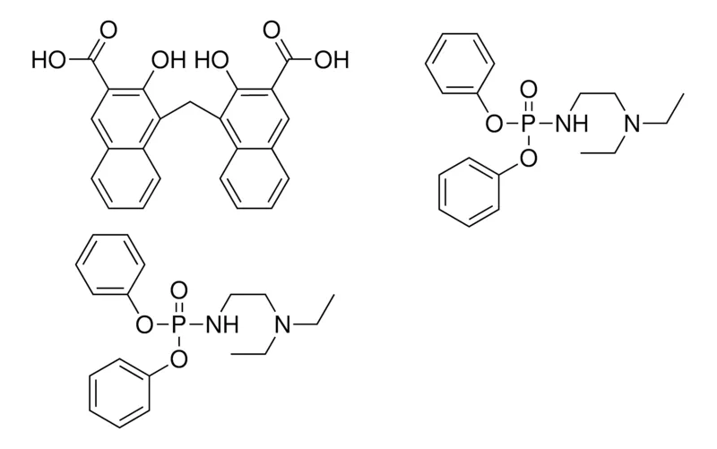 Sigma-Aldrich DIPHENYL 2-(DIETHYLAMINO)ETHYLPHOSPHORAMIDATE HEMI(4,4'-METHYLENEBIS(3-HYDROXY-2-NAPHTHOATE)),AldrichCPR