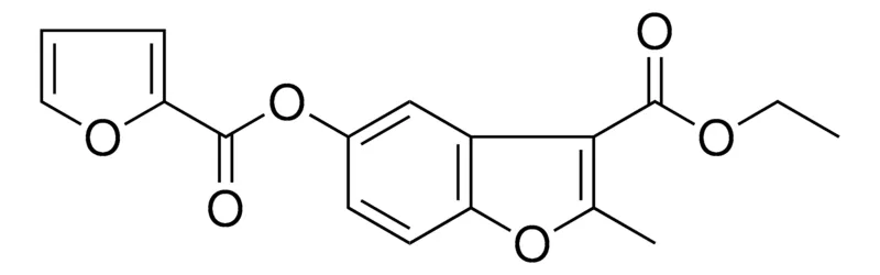 Sigma-Aldrich 5-(FURAN-2-CARBONYLOXY)-2-METHYL-BENZOFURAN-3-CARBOXYLIC ACID ETHYL ESTER,AldrichCPR