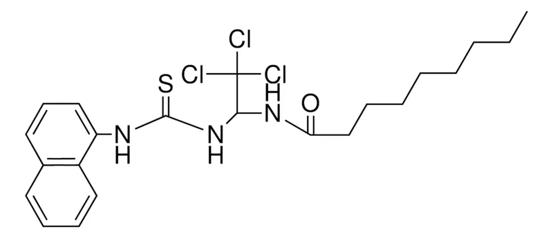 Sigma-Aldrich NONANOIC ACID (2,2,2-TRICHLORO-1-(3-NAPHTHALEN-1-YL-THIOUREIDO)-ETHYL)-AMIDE，AldrichCPR
