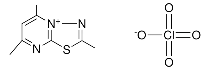 Sigma-Aldrich 2,5,7-TRIMETHYL-(1,3,4)THIADIAZOLO(3,2-A)PYRIMIDIN-4-YLIUM, PERCHLORATE，AldrichCPR