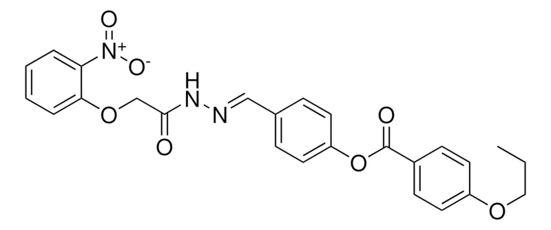 Sigma-Aldrich 4-((2-(2-(2-NITROPHENOXY)ACETYL)HYDRAZONO)METHYL)PHENYL 4-PROPOXYBENZOATE,AldrichCPR