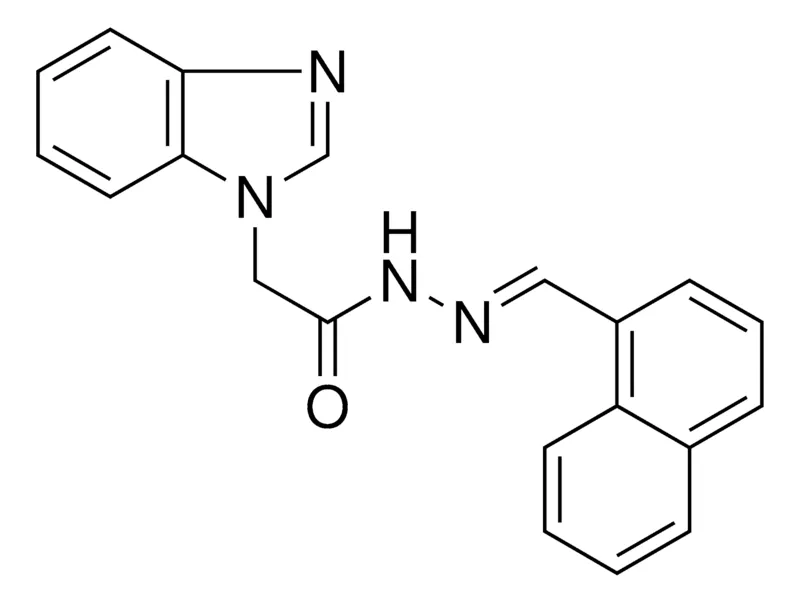 Sigma-Aldrich 2-BENZOIMIDAZOL-1-YL-ACETIC ACID NAPHTHALEN-1-YLMETHYLENE-HYDRAZIDE，AldrichCPR