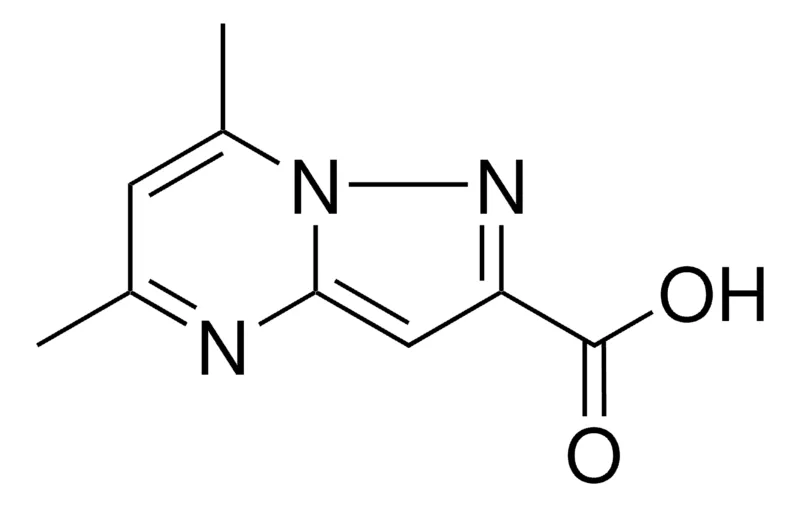 Sigma-Aldrich 5,7-DIMETHYL-PYRAZOLO(1,5-A)PYRIMIDINE-2-CARBOXYLIC ACID,AldrichCPR