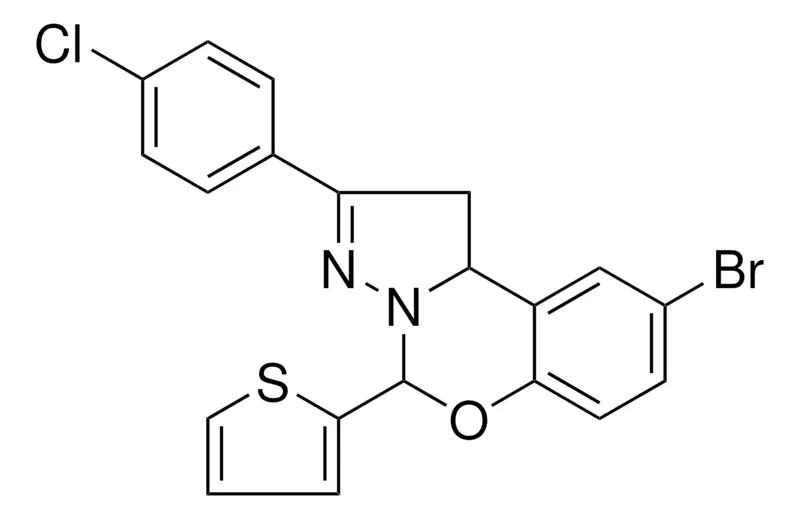 Sigma-Aldrich 8-BR-2(4-CL-PH)4-THIOPHEN-2-YL-1,9B-2H-5-OXA-3,3A-DIAZA-CYCLOPENTA(A)NAPHTHALENE,AldrichCPR