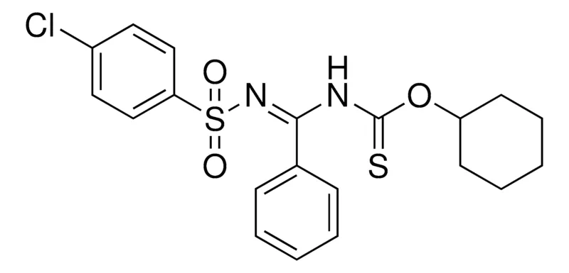 Sigma-Aldrich ((4-CL-BENZENESULFONYLIMINO)-PHENYL-METHYL)-THIOCARBAMIC ACID O-CYCLOHEXYL ESTER,AldrichCPR