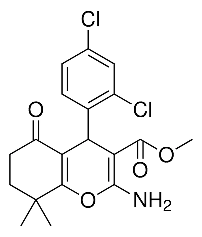 Sigma-Aldrich METHYL 2-AMINO-4-(2,4-DICHLOROPHENYL)-8,8-DIMETHYL-5-OXO-5,6,7,8-TETRAHYDRO-4H-CHROMENE-3-CARBOXYLATE,AldrichCPR