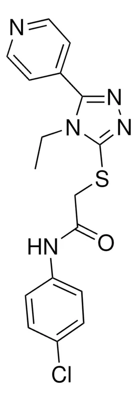 Sigma-Aldrich N-(4-CL-PH)-2-((4-ETHYL-5-(4-PYRIDINYL)-4H-1,2,4-TRIAZOL-3-YL)THIO)ACETAMIDE,AldrichCPR