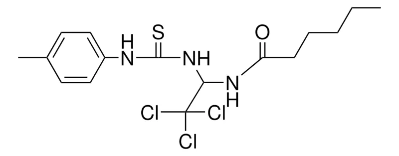 Sigma-Aldrich HEXANOIC ACID (2,2,2-TRICHLORO-1-(3-P-TOLYL-THIOUREIDO)-ETHYL)-AMIDE,AldrichCPR