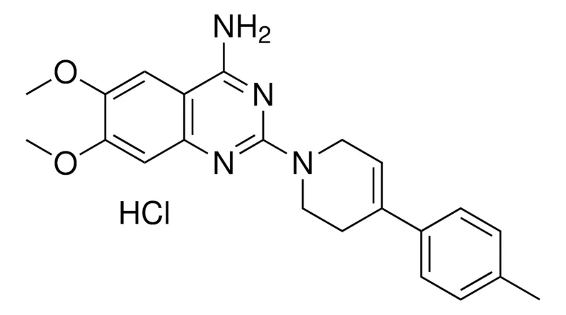 Sigma-Aldrich 6,7-DI-MEO-2-(4-(4-ME-PHENYL)-3,6-DIHYDRO-1(2H)-PYRIDINYL)-4-QUINAZOLINAMINE HCL,AldrichCPR