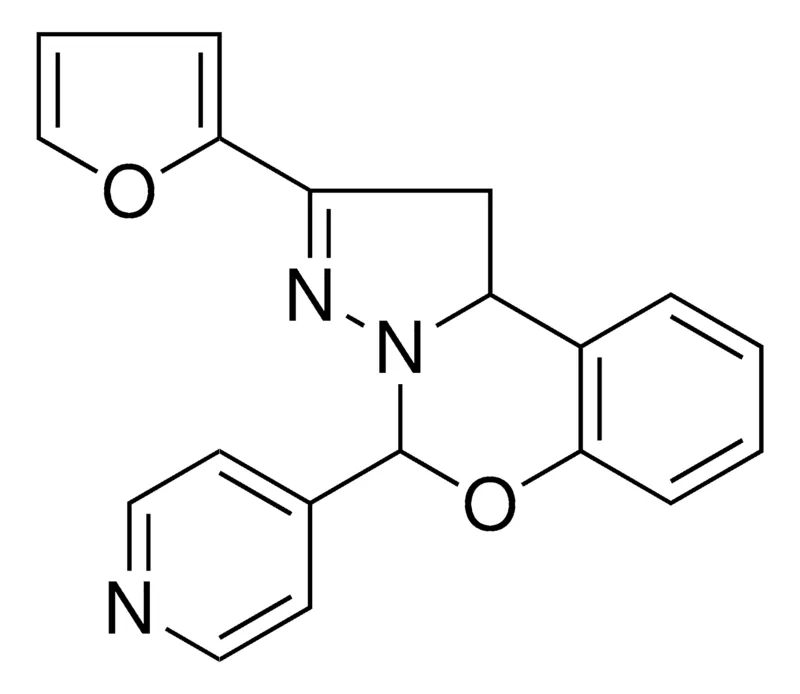 Sigma-Aldrich 2-FURAN-2-YL-4-PYRIDIN-4-YL-1,9B-2H-5-OXA-3,3A-DIAZA-CYCLOPENTA(A)NAPHTHALENE,AldrichCPR