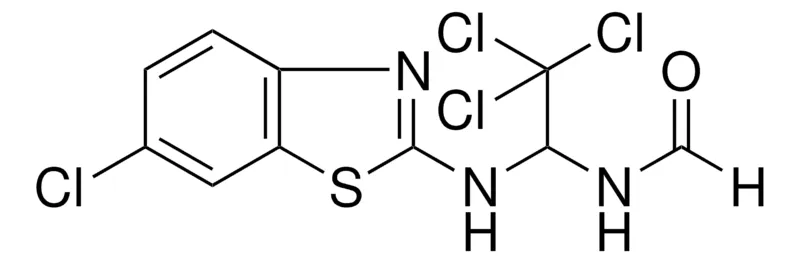 Sigma-Aldrich N-(2,2,2-TRICHLORO-1-(6-CHLORO-BENZOTHIAZOL-2-YLAMINO)-ETHYL)-FORMAMIDE,AldrichCPR