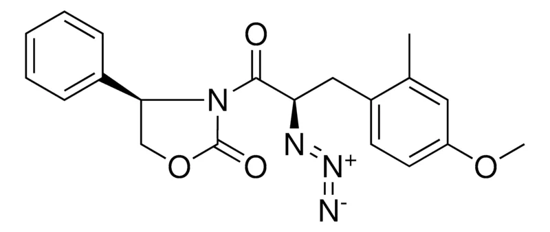 Sigma-Aldrich 3-(2-AZIDO-3-(4-METHOXY-2-METHYL-PHENYL)-PROPIONYL)-4-PHENYL-OXAZOLIDIN-2-ONE,AldrichCPR