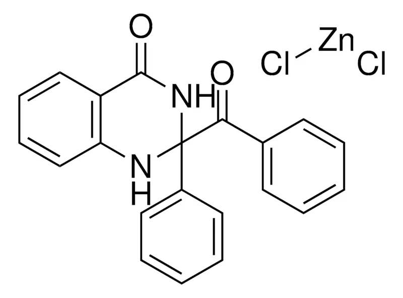 Sigma-Aldrich 2-BENZOYL-1,2-DIHYDRO-2-PHENYL-4(3H)-QUINAZOLINONE ZINC CHLORIDE SALT,AldrichCPR