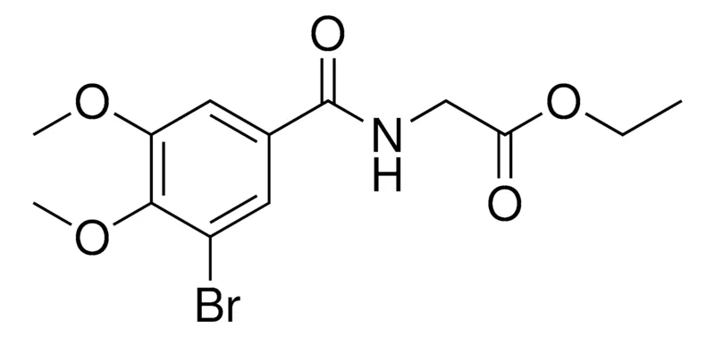 Sigma-Aldrich (3-BROMO-4,5-DIMETHOXY-BENZOYLAMINO)-ACETIC ACID ETHYL ESTER，AldrichCPR