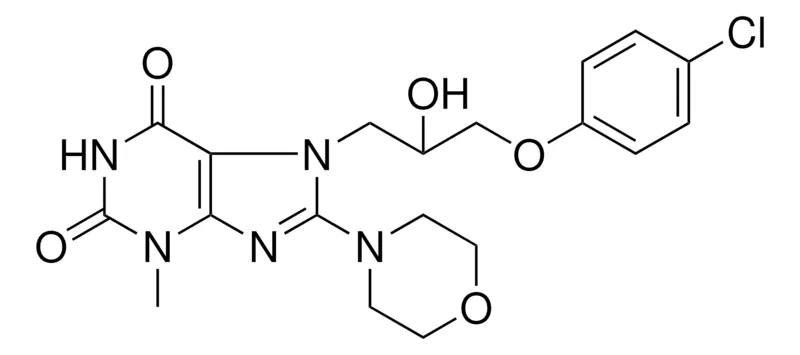 Sigma-Aldrich 7-(3-(4-CL-PHENOXY)-2-HO-PR)-3-ME-8-MORPHOLIN-4-YL-3,7-DIHYDRO-PURINE-2,6-DIONE,AldrichCPR