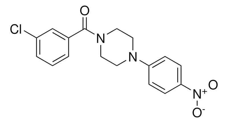 Sigma-Aldrich (3-CHLORO-PHENYL)-(4-(4-NITRO-PHENYL)-PIPERAZIN-1-YL)-METHANONE,AldrichCPR
