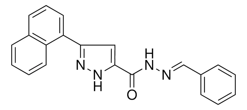 Sigma-Aldrich 5-NAPHTHALEN-1-YL-2H-PYRAZOLE-3-CARBOXYLIC ACID BENZYLIDENE-HYDRAZIDE，AldrichCPR
