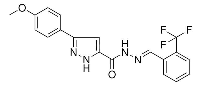 Sigma-Aldrich 5-(4-MEO-PH)-2H-PYRAZOLE-3-CARBOXYLIC ACID (2-TRIFLUORO-ME-BENZYLIDENE)HYDRAZIDE,AldrichCPR