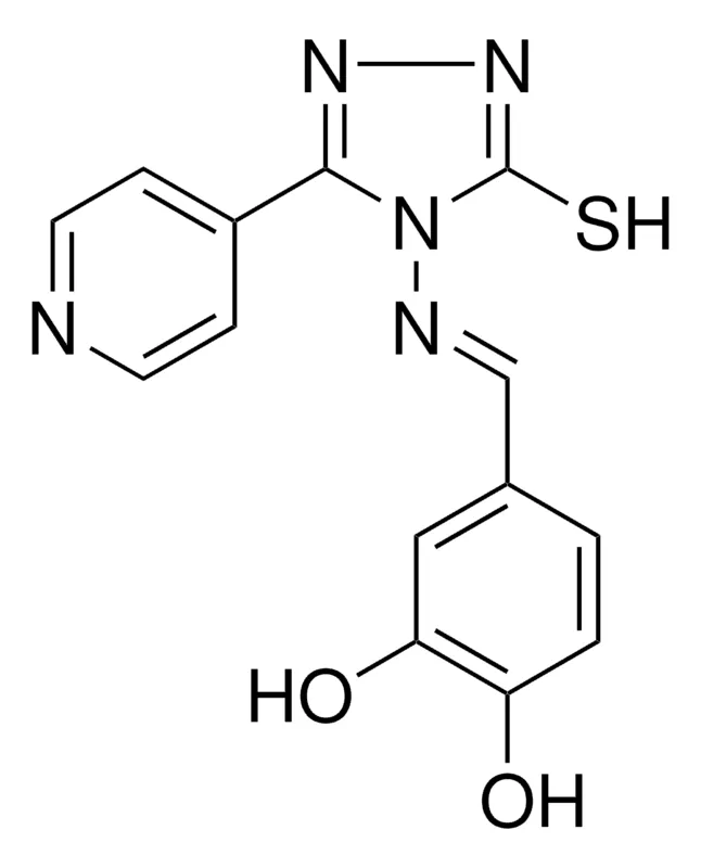 Sigma-Aldrich 4-(((3-(4-PYRIDINYL)-5-SULFANYL-4H-1,2,4-TRIAZOL-4-YL)IMINO)ME)-1,2-BENZENEDIOL,AldrichCPR