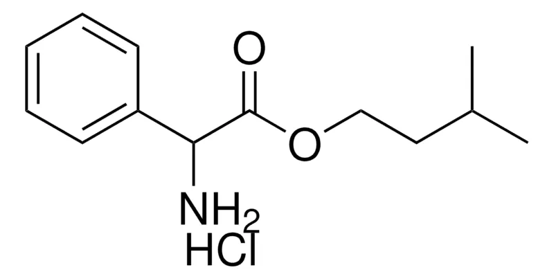 Sigma-Aldrich AMINO-PHENYL-ACETIC ACID 3-METHYL-BUTYL ESTER, HYDROCHLORIDE,AldrichCPR