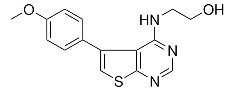 Sigma-Aldrich 2-((5-(4-METHOXYPHENYL)THIENO(2,3-D)PYRIMIDIN-4-YL)AMINO)ETHANOL,AldrichCPR