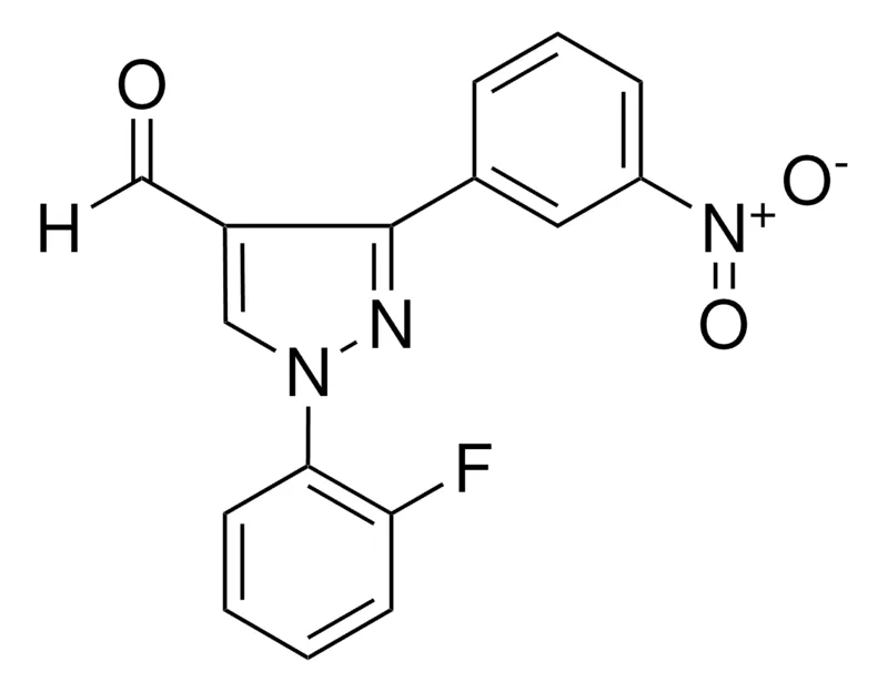 Sigma-Aldrich 1-(2-FLUOROPHENYL)-3-(3-NITROPHENYL)-1H-PYRAZOLE-4-CARBALDEHYDE,AldrichCPR