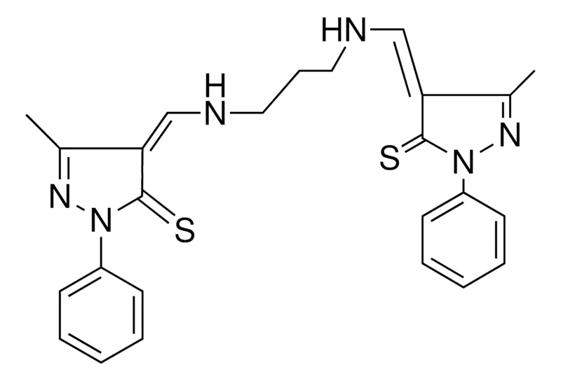 Sigma-Aldrich N,N'-(1,2-ETHYLENE)BIS(4-AMINOMETHYLENE)-3-METHYL-1-PH-2-PYRAZOLINE-5-THIONE,AldrichCPR