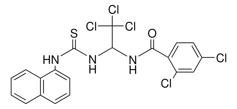 Sigma-Aldrich 2,4-DICHLORO-N-(2,2,2-TRICHLORO-1-(3-NAPHTHALEN-1-YL-THIOUREIDO)-ET)-BENZAMIDE，AldrichCPR