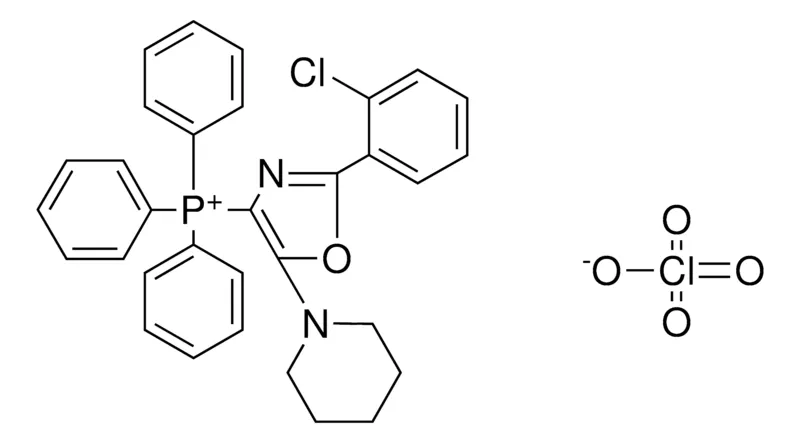Sigma-Aldrich (2-(2-CL-PH)-5-PIPERIDIN-1-YL-OXAZOL-4-YL)-TRIPHENYL-PHOSPHONIUM, PERCHLORATE,AldrichCPR