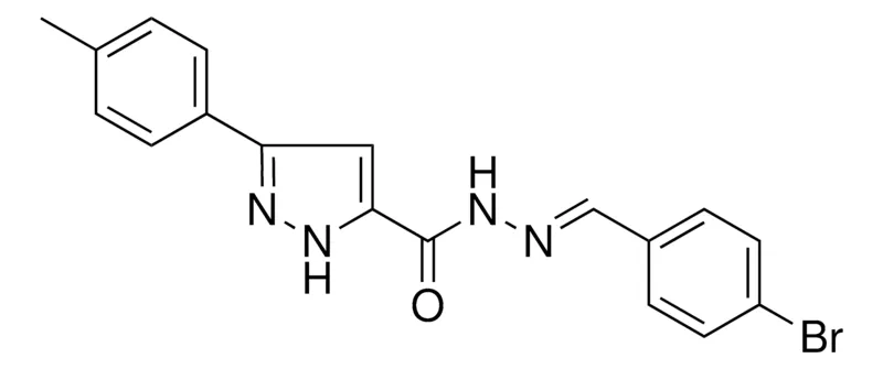Sigma-Aldrich 5-P-TOLYL-2H-PYRAZOLE-3-CARBOXYLIC ACID (4-BROMO-BENZYLIDENE)-HYDRAZIDE,AldrichCPR