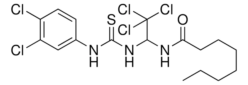 Sigma-Aldrich OCTANOIC ACID (2,2,2-TRICHLORO-1-(3-(3,4-DICHLORO-PH)-THIOUREIDO)-ETHYL)-AMIDE,AldrichCPR