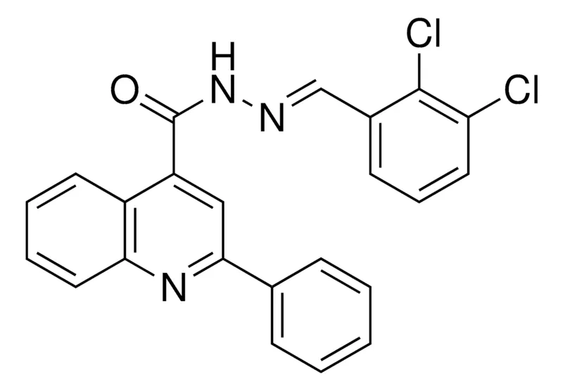 Sigma-Aldrich 2-PHENYL-QUINOLINE-4-CARBOXYLIC ACID (2,3-DICHLORO-BENZYLIDENE)-HYDRAZIDE,AldrichCPR