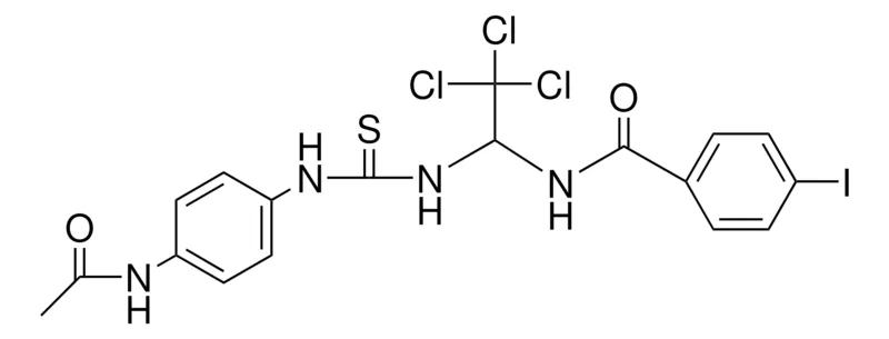 Sigma-Aldrich N-(1-(3-(4-ACETYLAMINO-PH)-THIOUREIDO)-2,2,2-TRICHLORO-ETHYL)-4-IODO-BENZAMIDE,AldrichCPR