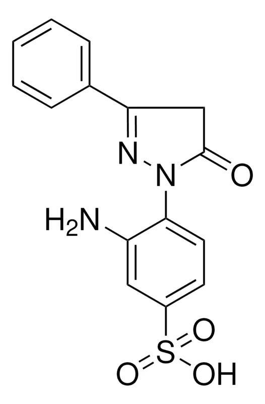 Sigma-Aldrich 3-AMINO-4-(5-OXO-3-PHENYL-4,5-DIHYDRO-1H-PYRAZOL-1-YL)BENZENESULFONIC ACID,AldrichCPR