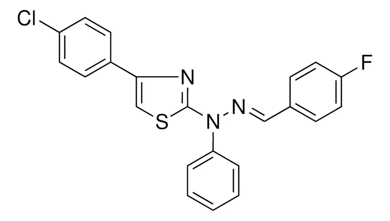 Sigma-Aldrich N-(4-(4-CL-PHENYL)-THIAZOL-2-YL)-N'-(4-FLUORO-BENZYLIDENE)-N-PHENYL-HYDRAZINE,AldrichCPR