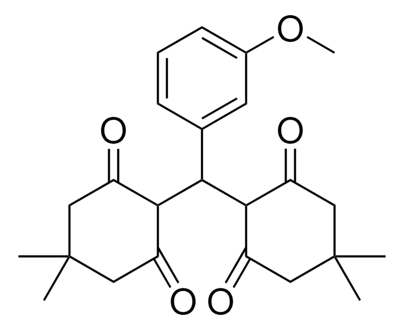 Sigma-Aldrich 2,2'-((3-METHOXYPHENYL)METHYLENE)BIS(5,5-DIMETHYLCYCLOHEXANE-1,3-DIONE),AldrichCPR