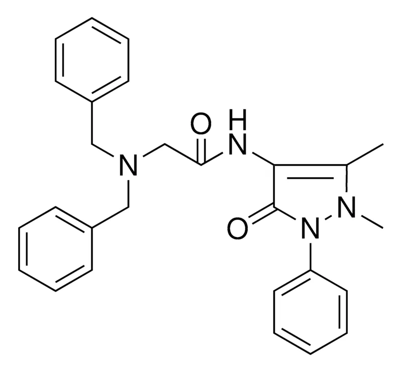 Sigma-Aldrich 2-DIBENZYLAMINO-N-(1,5-DIMETHYL-3-OXO-2-PH-2,3-2H-1H-PYRAZOL-4-YL)-ACETAMIDE，AldrichCPR