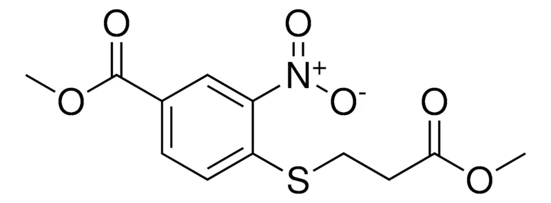 Sigma-Aldrich 4-(2-METHOXYCARBONYL-ETHYLSULFANYL)-3-NITRO-BENZOIC ACID METHYL ESTER,AldrichCPR