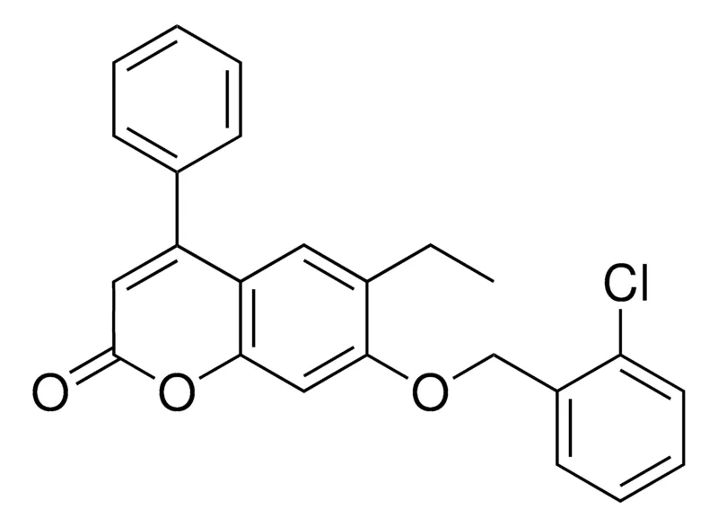 Sigma-Aldrich 7-(2-CHLORO-BENZYLOXY)-6-ETHYL-4-PHENYL-CHROMEN-2-ONE,AldrichCPR