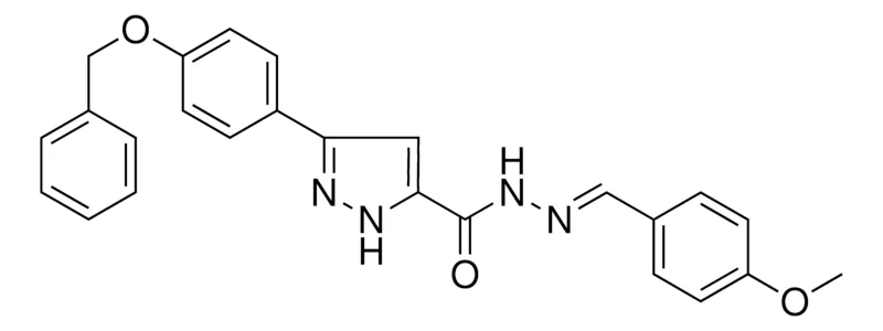 Sigma-Aldrich 5-(4-BENZYLOXY-PH)-2H-PYRAZOLE-3-CARBOXYLIC ACID (4-MEO-BENZYLIDENE)-HYDRAZIDE,AldrichCPR
