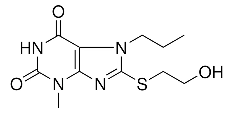 Sigma-Aldrich 8-(2-HYDROXY-ETHYLSULFANYL)-3-METHYL-7-PROPYL-3,7-DIHYDRO-PURINE-2,6-DIONE,AldrichCPR