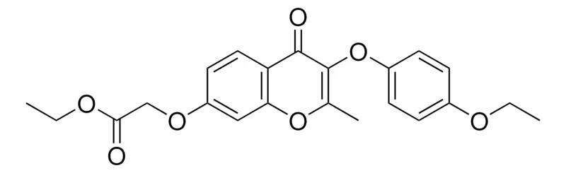 Sigma-Aldrich (3-(4-ETHOXY-PHENOXY)-2-METHYL-4-OXO-4H-CHROMEN-7-YLOXY)-ACETIC ACID ETHYL ESTER,AldrichCPR