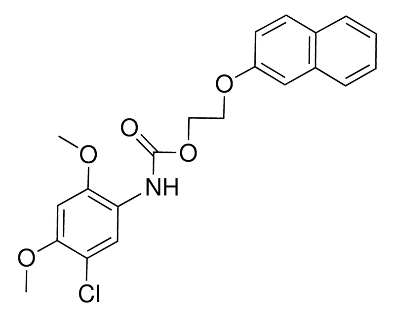 Sigma-Aldrich 2-(2-NAPHTHOXY)ETHYL N-(5-CHLORO-2,4-DIMETHOXYPHENYL)CARBAMATE，AldrichCPR