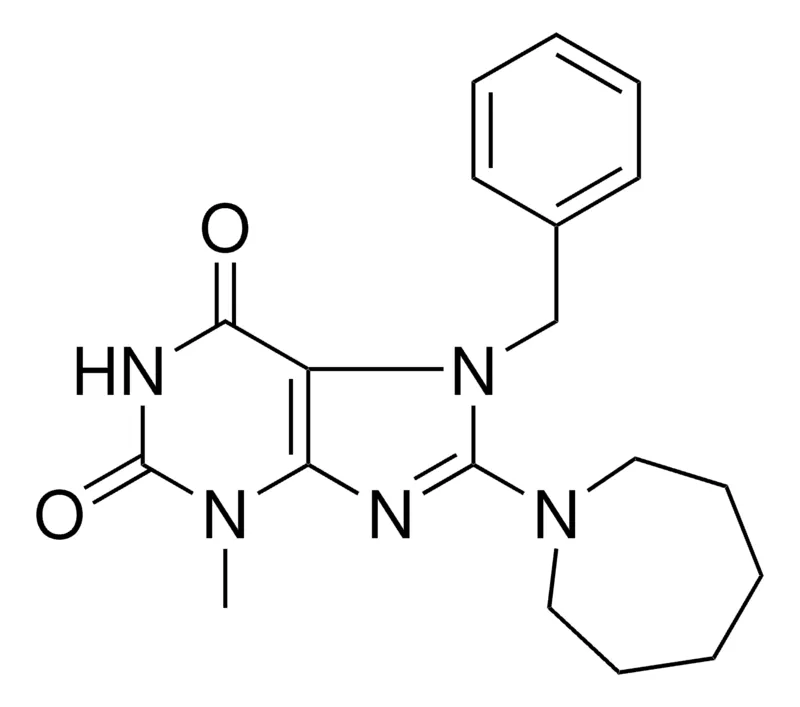 Sigma-Aldrich 8-AZEPAN-1-YL-7-BENZYL-3-METHYL-3,7-DIHYDRO-PURINE-2,6-DIONE,AldrichCPR