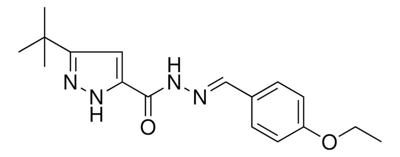 Sigma-Aldrich 5-TERT-BUTYL-2H-PYRAZOLE-3-CARBOXYLIC ACID (4-ETHOXY-BENZYLIDENE)-HYDRAZIDE，AldrichCPR