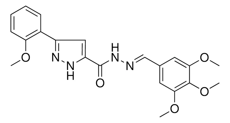 Sigma-Aldrich 5-(2-MEO-PH)-2H-PYRAZOLE-3-CARBOXYLIC ACID (3,4,5-TRI-MEO-BENZYLIDENE)-HYDRAZIDE,AldrichCPR