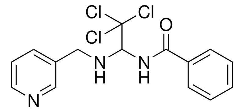 Sigma-Aldrich N-(2,2,2-TRICHLORO-1-((PYRIDIN-3-YLMETHYL)-AMINO)-ETHYL)-BENZAMIDE,AldrichCPR