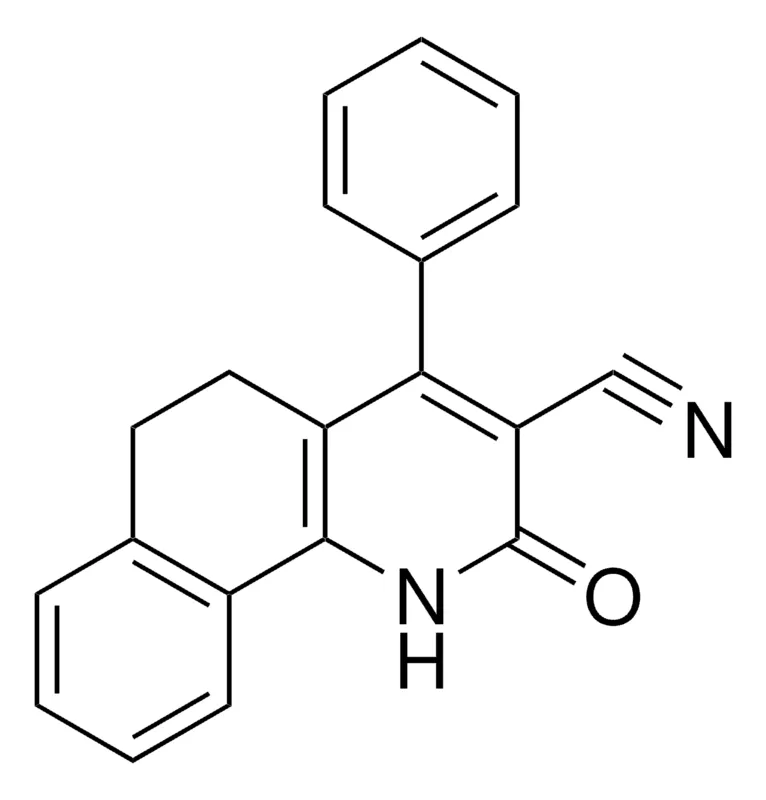 Sigma-Aldrich 2-OXO-4-PHENYL-1,2,5,6-TETRAHYDRO-BENZO(H)QUINOLINE-3-CARBONITRILE,AldrichCPR