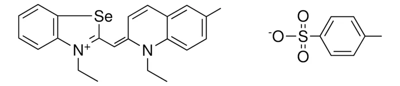 Sigma-Aldrich 3-ET-(ET-ME-QUINOLIN-2-YLIDENEMETHYL)-BENZOSELENAZOL-3-IUM, TOLUENE-4-SULFONATE,AldrichCPR